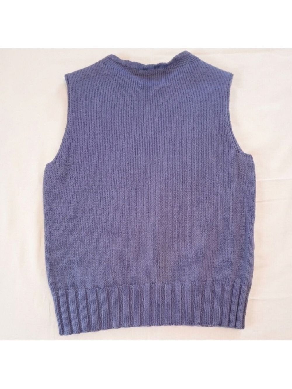 Banana Republic Blue Violet Cotton Knit Top Size Small - Picture 3 of 4